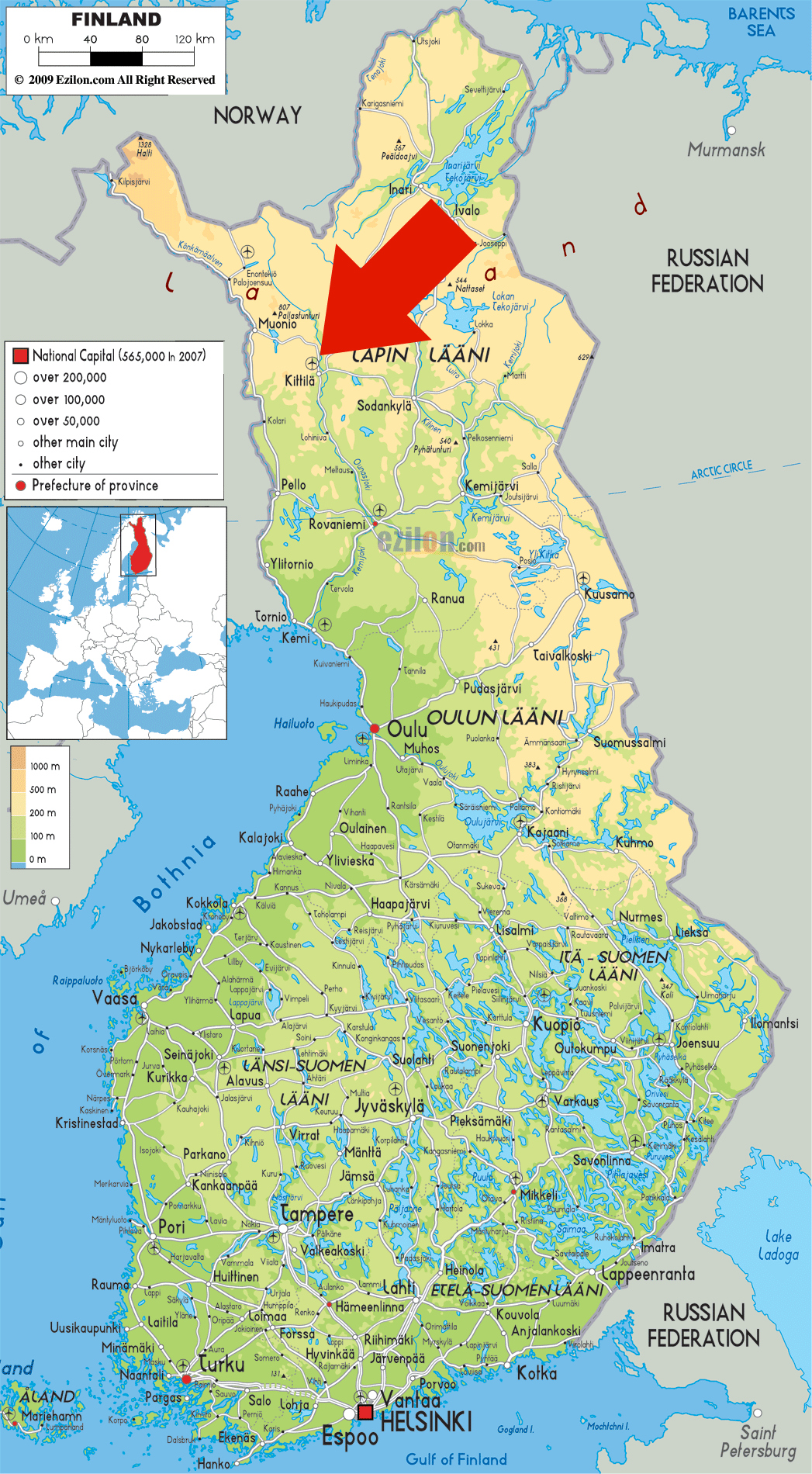 levi i finland karta Location – Levi | white xmas 2016